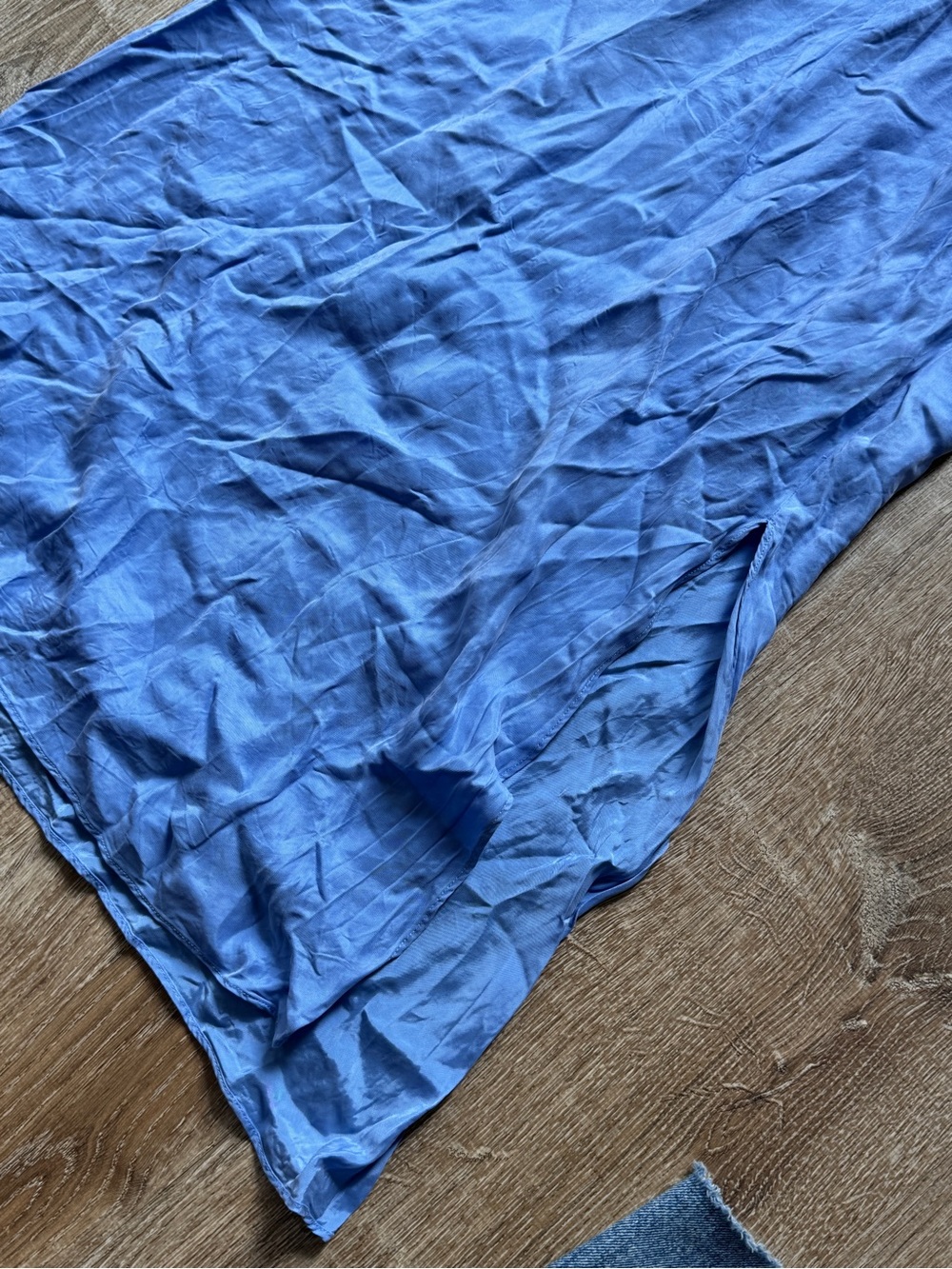 Madewell Cornflower Blue Maxi Skirt - Picture 8 of 8